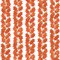 5 Pack Fall Leaf Garland, Hanging Vines Garland - (Deep Orange)